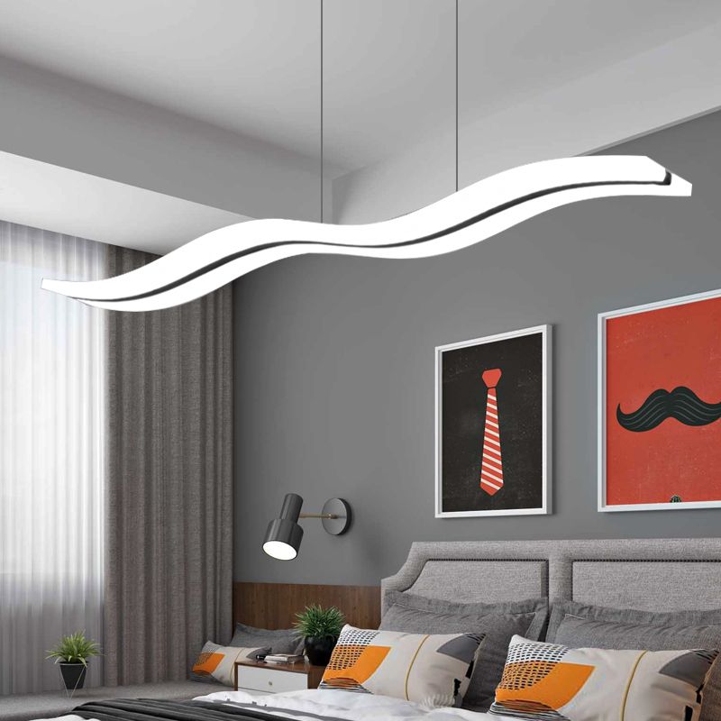 Arisha Minimalist Wave Wavy Pendant Light