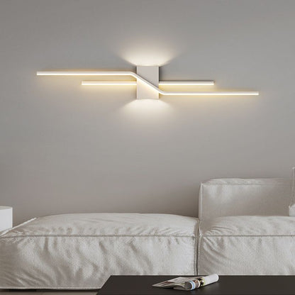 Arisha Minimalist Linear Metal Vanity Wall Light