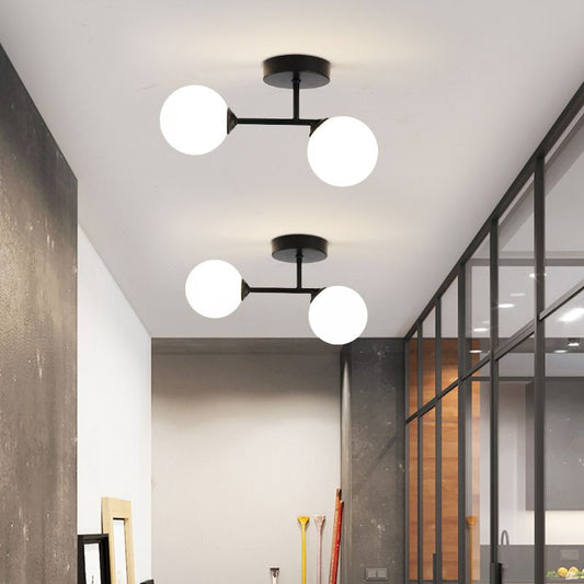 Valentina semi-inbouwplafondlamp, 2 kleuren