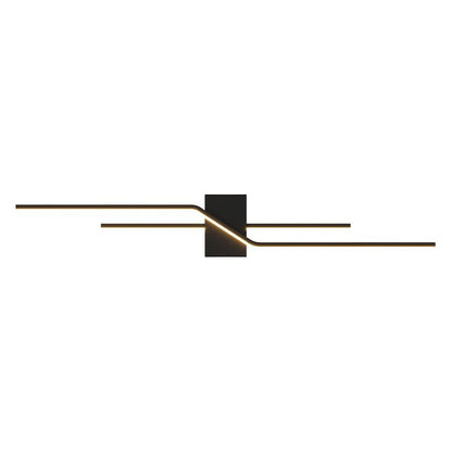 Arisha Minimalist Linear Metal Vanity Wall Light