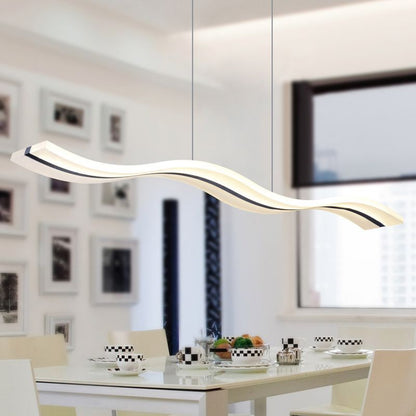 Arisha Minimalist Wave Wavy Pendant Light