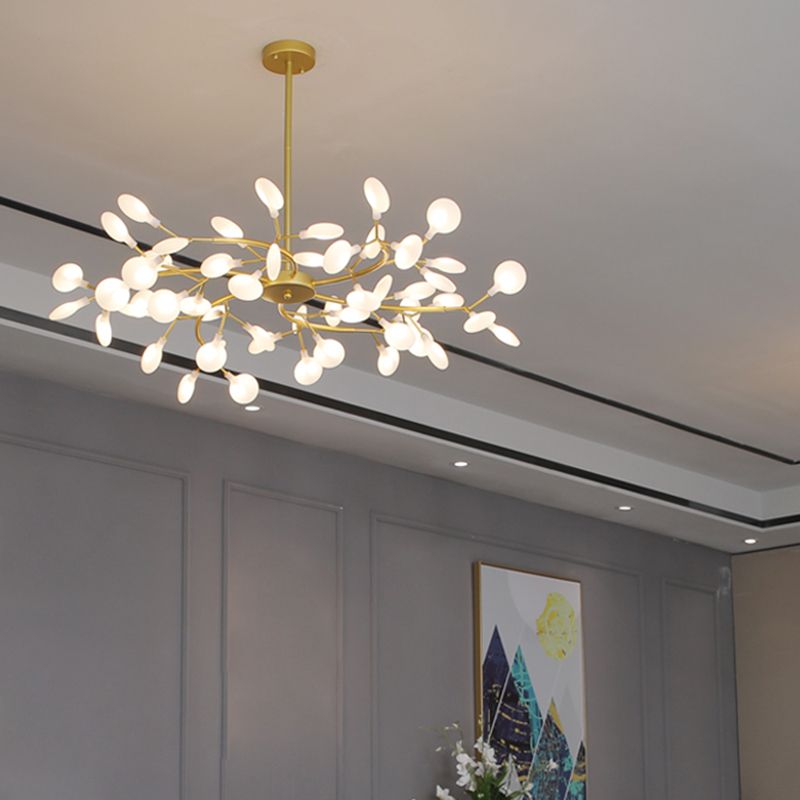Olivia Unique Branch Firefly Sputnik Art Deco Chandelier