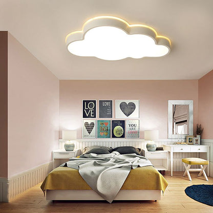 Moderne Deckenleuchte „Arisha Cloud“, weiß, Metall