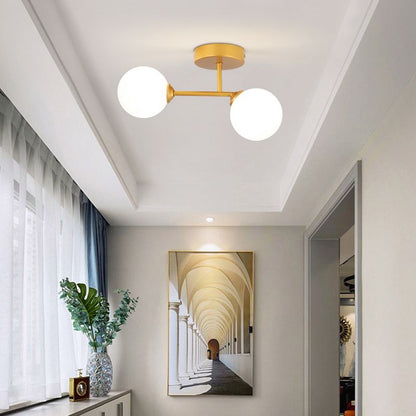 Valentina semi-inbouwplafondlamp, 2 kleuren