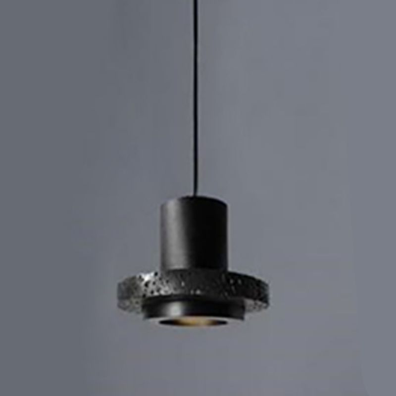 Lampe à suspension post-moderne design noire Arisha