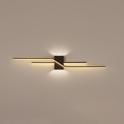 Arisha Minimalist Linear Metal Vanity Wall Light