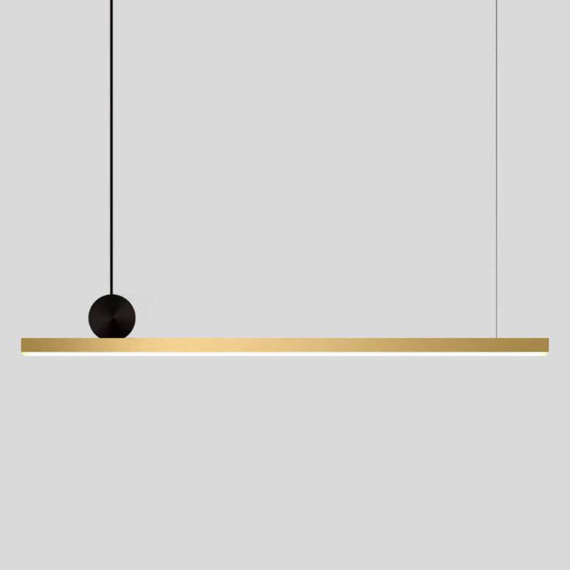 Moderne lineare asymmetrische Pendelleuchte Arisha