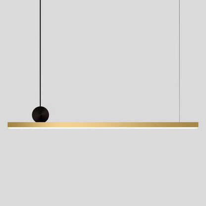 Moderne lineare asymmetrische Pendelleuchte Arisha