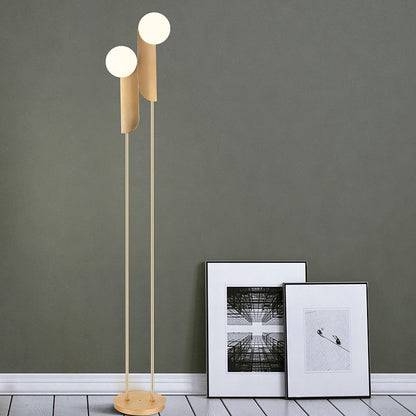 Lampadaire Salgado Minimalist Gold, Métal, Salon