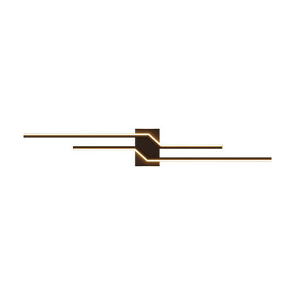 Arisha Minimalist Linear Metal Vanity Wall Light