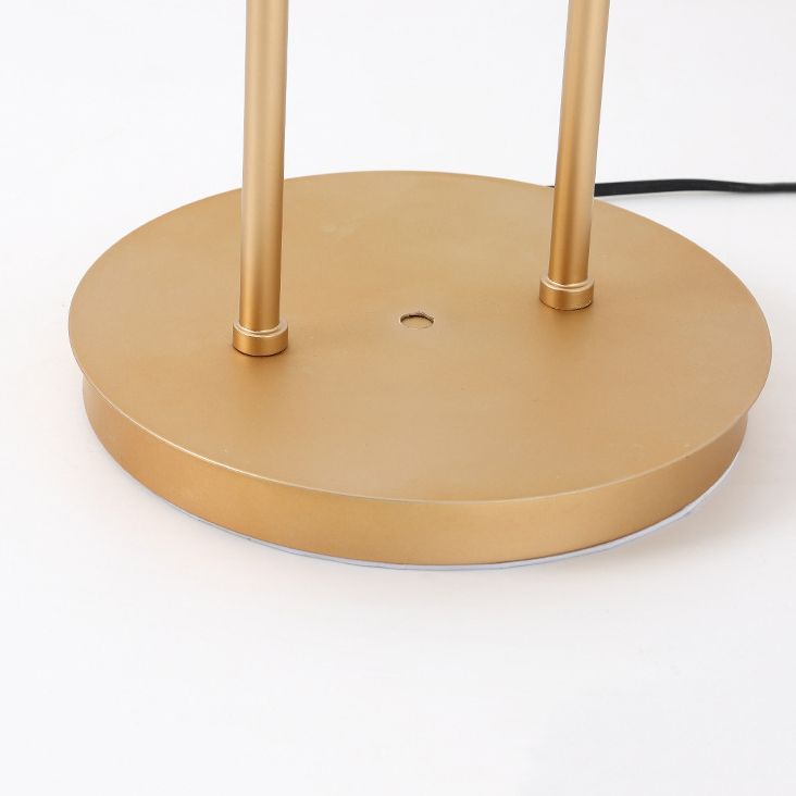 Lampadaire Salgado Minimalist Gold, Métal, Salon