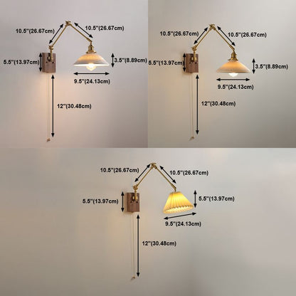 Muto Wall Lamp Modern, Folding Adjustable Metal, Study Room
