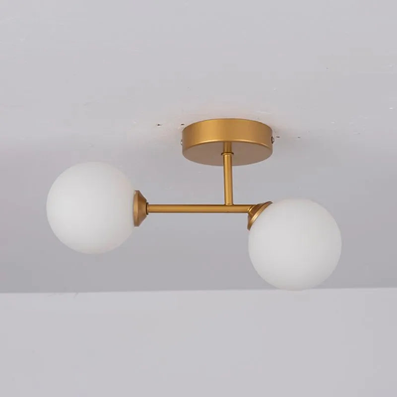 Valentina semi-inbouwplafondlamp, 2 kleuren