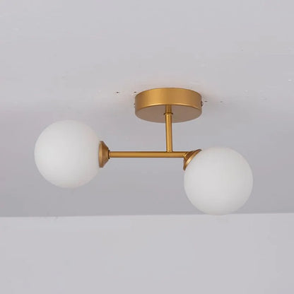 Valentina semi-inbouwplafondlamp, 2 kleuren