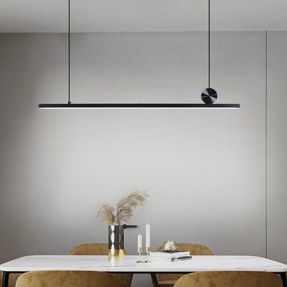 Moderne lineare asymmetrische Pendelleuchte Arisha