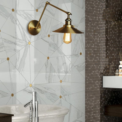 Silva Vintage Adjustable Wall Lamp, Bedroom