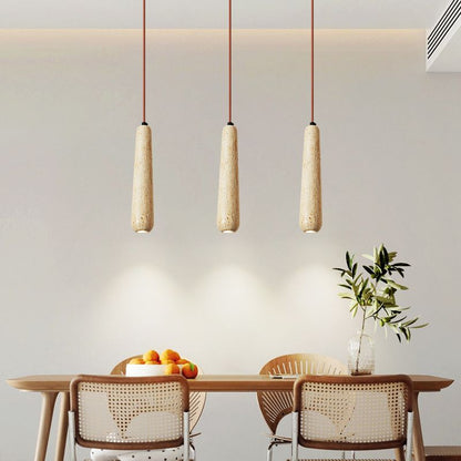 Suspension minimaliste en bois Muto, couleur bois naturel