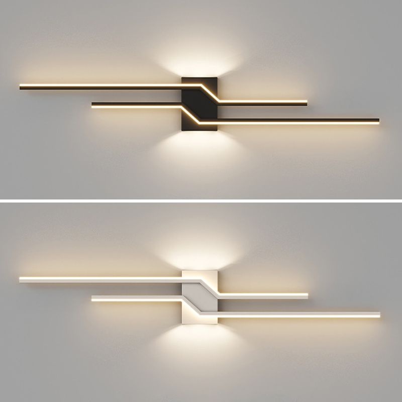 Arisha Minimalist Linear Metal Vanity Wall Light