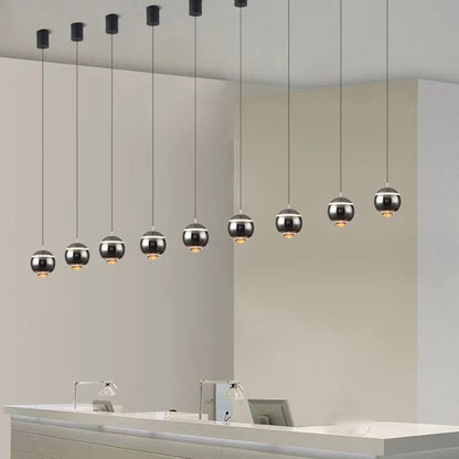 Valentina Moderne runde LED-Pendelleuchte, Kücheninsel