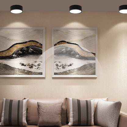 Arisha Spotlight Zylindrisch Modern Weiß/Schwarz/Grau, Schlafzimmer