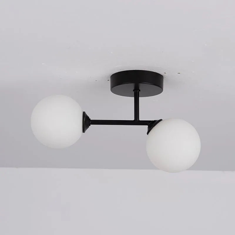 Valentina semi-inbouwplafondlamp, 2 kleuren