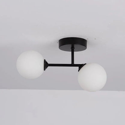 Valentina semi-inbouwplafondlamp, 2 kleuren
