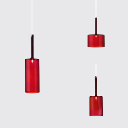 Valentina Minimalist Modern Glass LED Pendant Light, 3 Style
