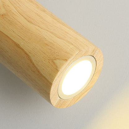 Muto Moderner LED verstellbarer Deckenstrahler, Holz
