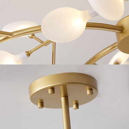 Olivia Unique Branch Firefly Sputnik Art Deco Chandelier