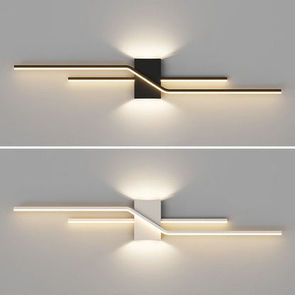 Arisha Minimalist Linear Metal Vanity Wall Light