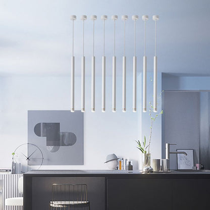 Arisha Linear Minimalist Cylinder Pendant Light
