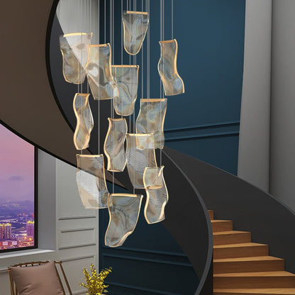 Arisha Luxury Artistic Chandelier, Gold
