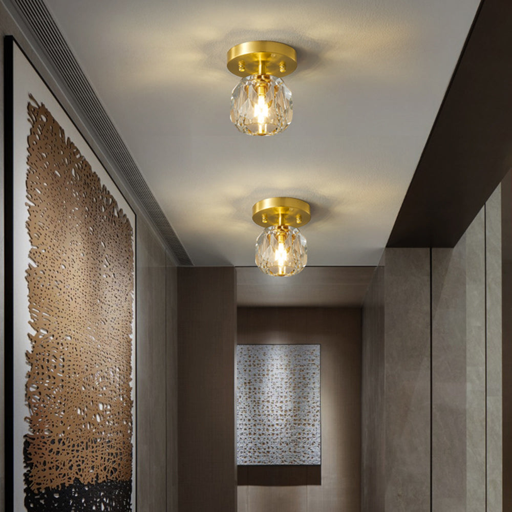 Kristy Luxus Diamond Metall/Unterputz-Deckenleuchte, Gold