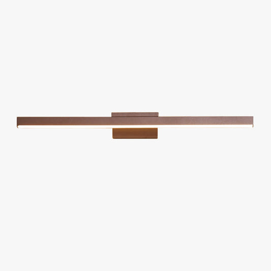Arisha Moderne lineare Wandleuchte aus Metall mit Spiegelfront, Kaffee