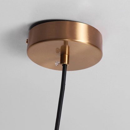 Valentina Lampe à suspension minimaliste en verre en forme de larme, gris fumé/blanc