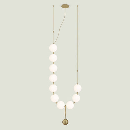 Valentina Postmodern Loft Ball Pendant Lamp Creative Necklace Design