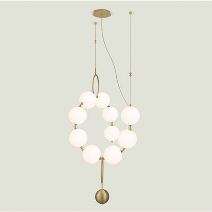 Valentina Postmodern Loft Ball Pendant Lamp Creative Necklace Design