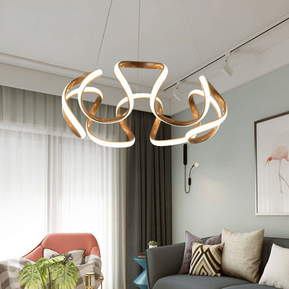 Clyra Modern Irregular Flower Pendant Light, 3 Colors