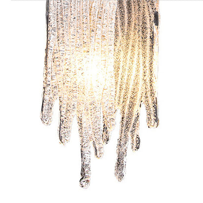 Kristy Modern Flowing Jelly Pendelleuchte, Gold, Kristall/Messing