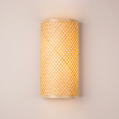 Muto Led Wall Mounted Bedside Lamp, Rattan/, Bedroom