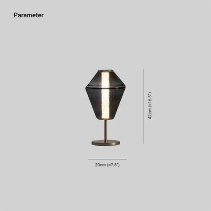 Evette Nordic Modern Black LED Pendant & Floor&Table Lamp, Glass