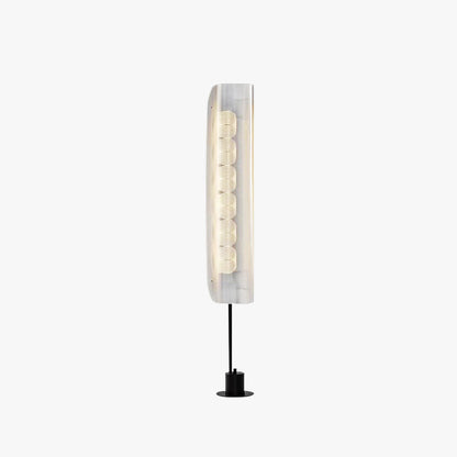 Lampadaire blanc minimaliste nordique Salgado, métal et métal
