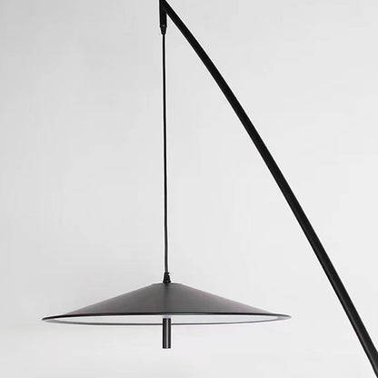 Salgado Frisbee Fishing Rod Floor Lamp, Living Room