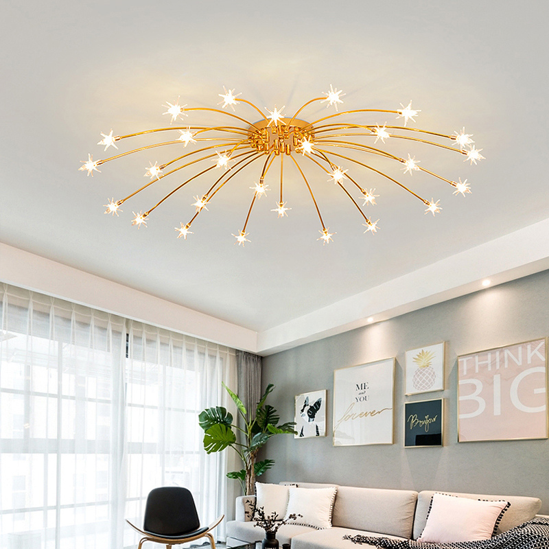 Arisha Art Deco Starry  Flush Mount Ceiling Light