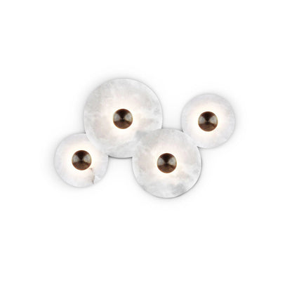 Cryn Alabaster Combination Wall Lamp