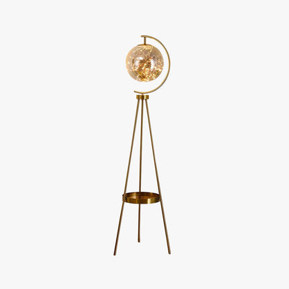 Kady Moderne Sternenkugel-Stehlampe aus Glas, Gold