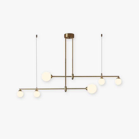 Valentina Modern Golden Bubble Copper Pendant Light