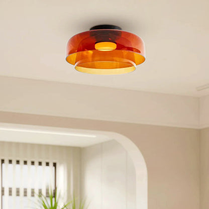 Aria Modern Simple Creative Glass Flush Mount Ceiling Light