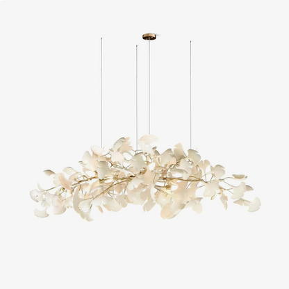 Arux Gingko Chandelier Art Deco Bent Downwards