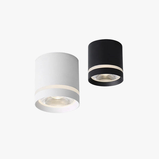 Aria Ceiling Light Mini Modern, White/Black, Bedroom/Living Room